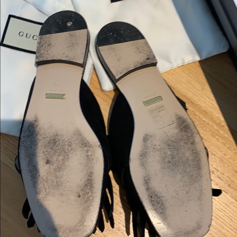 Gucci Backless Loafers - Picture 4 of 5